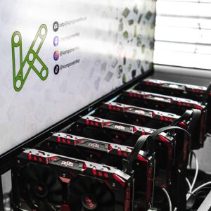 MINING RIG / 9x RX 580 8GB cca. 260MHS