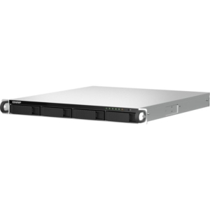 QNAP TS-464U-RP-8G | 1U Rack NAS Strežnik | 4 Ležišča SATA | 8GB DDR4 | 2x 2.5GbE LAN | Redundantno Napajanje | NAS Strežnik