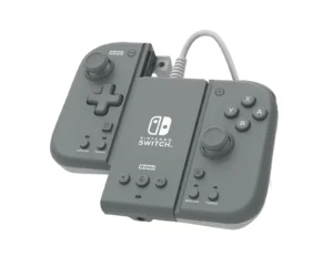 HORI Split Pad Compact | Light Grey Yellow | Za Nintendo Switch In OLED Model | Ergonomski Oprijem In Turbo Funkcija | Gaming Kontroler