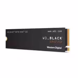 WD SN770 Black Gaming 2280 1TB | M.2 | NVMe | PCIe 4.0 | 5150/4900MB/s | WDS100T3X0E | SSD Disk
