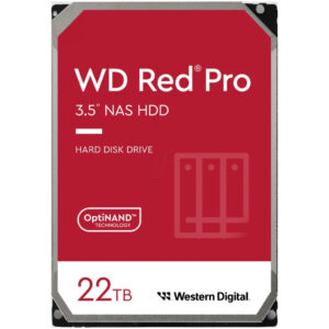 Western Digital RED PRO 22 TB | WD 6Gb/s 512MB | Primerno za NAS za 24/7 delovanje | Seagate RED PRO