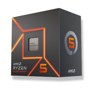 AMD Ryzen 5 7400 | 6 Jeder 12 Niti | Do 4,3GHz | AM5 Zen 4 65W | Wraith Stealth | Namizni Procesor