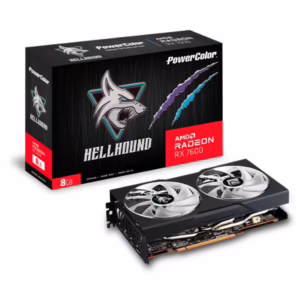 POWERCOLOR RX 7600 Hellhound 8GB | GDDR6 | HDMI 3xDisplayport | Gaming Grafična Kartica