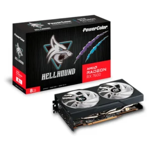 POWERCOLOR RX 7600 Hellhound 8GB | GDDR6 | HDMI 3xDisplayport | Gaming Grafična Kartica