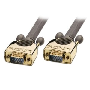 LINDY 37826 GOLD | 30 M VGA M/M | 24K Pozlačeni Konektorji | Trojno Ekranjen | VGA Kabel