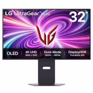 LG UltraGear 32GS95UV-B | OLED | Dual-Mode | (31,5") | 3840x2160 | 240Hz | 2xHDMI Displayport USB | Zvočnik | Gaming Monitor