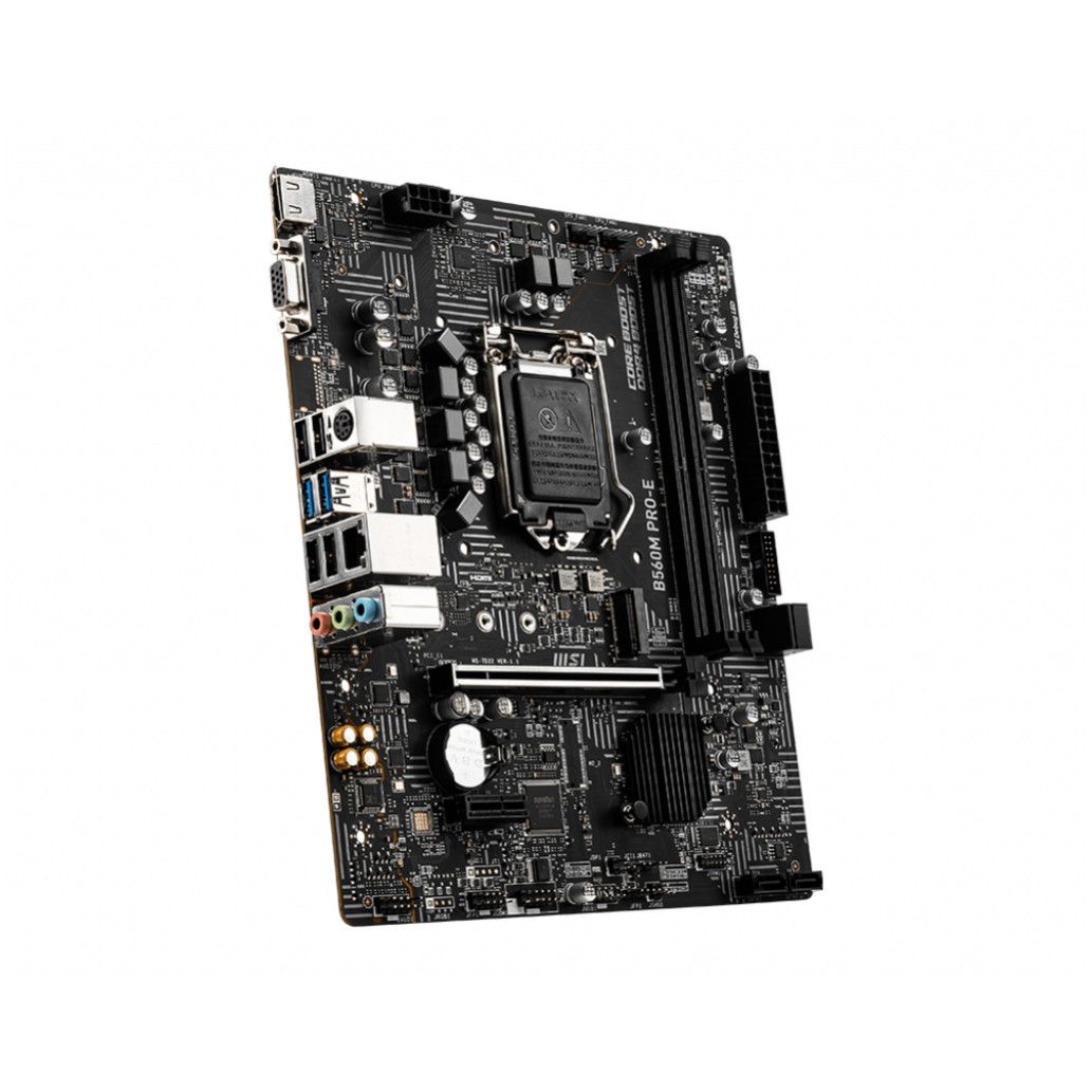 Msi b560m pro-e | lga1200 | microatx | vga hdmi | matična plošča 1 Mb 1200 msi b560m pro-e microatx dd rm. 2 vga hdmi komponentko