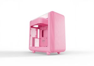 HYTE X50 | Midi Tower | Strawberry Milk | Roza | Računalniško Ohišje