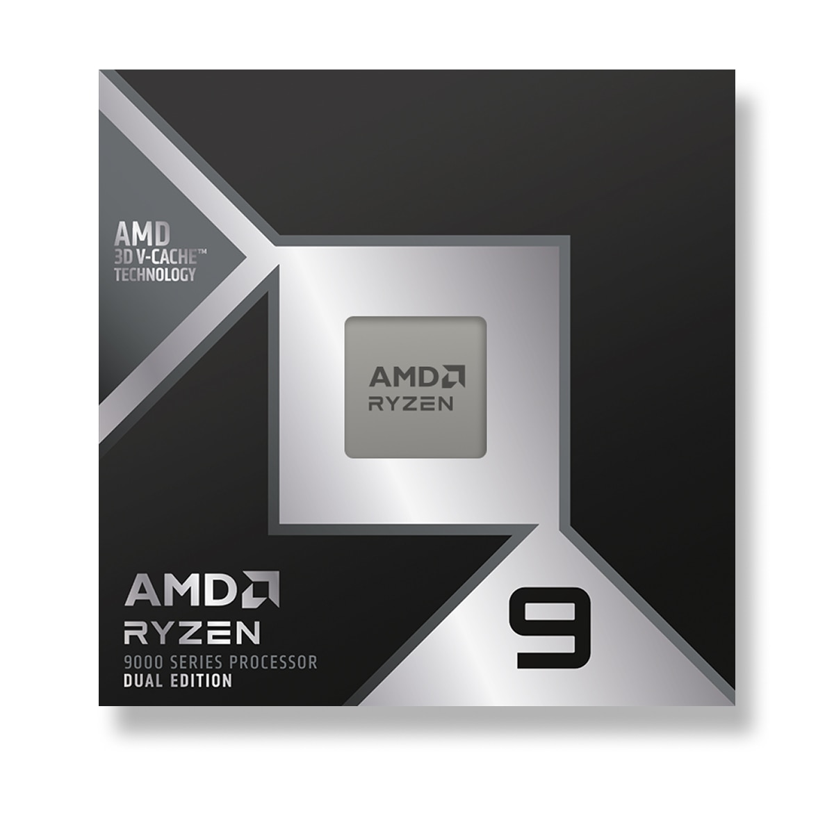 Amd ryzen 9 9950x3d2 dual edition brez hladilnika am5 procesor