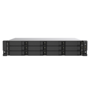 QNAP TS-1264U-RP | 12 Ležišč Rack NAS | 8 GB RAM | 2x 2,5GbE | PCIe Razširljivost In Redundantno Napajanje | NAS Strežnik