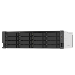 QNAP TS-1673AU-RP-16G | 16 Ležišč 3U Rack NAS | AMD Ryzen V1500B | 16GB DDR4 | 2x 2.5GbE | Redundantno Napajanje | NAS Strežnik