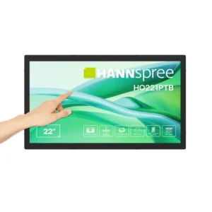 Hannspree HO221PTB | 21,45″ Full HD M-Touch | 10-Točkovni P-Cap Dotik | 600 cd/m² | VGA HDMI DisplayPort USB | Monitor
