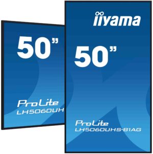 IIYAMA ProLite LH5060UHS-B1AG | 127cm (50") | 4K | UHD | 3840x2160 | Android 11 OS | iiSignage² | FailOver | EShare | Poslovni Monitor