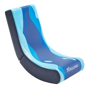 X Rocker Video Rocker Lava | Zložljiv Gaming Bodensessel Za Otroke In Mladino | Udoben Talni Gaming Stol | Moder | Gaming Stol