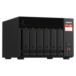 QNAP TS-673A-8G | 6 Diskov | AMD Ryzen V1500B | 8GB DDR4 ECC | 2x 2.5GbE | 2x M.2 NVMe | NAS Strežnik