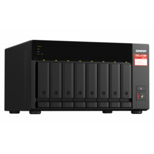 QNAP TS-873A-8G | 8-Bay NAS Strežnik | AMD Ryzen V1500B | 8GB RAM | 2x 2.5GbE | M.2 NVMe | NAS Strežnik