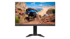 Lenovo G27qc-30 | 68,6 cm (27,0") | 2560x1440 | 165Hz | VA | 1ms | 2xHDMI2.0 | DisplayPort | HAS | 2x3W | sRGB99% | FreeSync | HDR10 | Zvočniki | Ukrivljen gaming monitor
