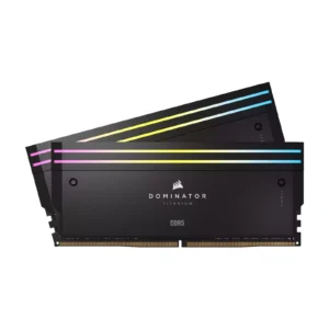 Corsair RGB Dominator Titanium | DDR5 | 64GB KIT (2x32GB) | 6400MHz | CL32 | XMP3.0 | 1,4V | Črna | CMP64GX5M2B6400C32 | RAM Pomnilnik
