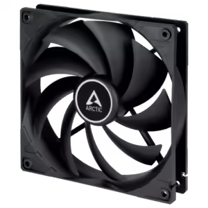 ARCTIC F14 | 140 mm 3-Pin | 1350 RPM 74 CFM | Črn Ventilator Za Računalnik