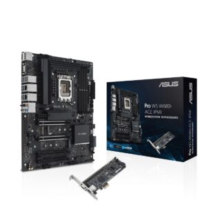 ASUS PRO WS W680-ACE IPMI | Intel | LGA 1700 | DDR5 | ATX | Matična Plošča