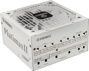 Enermax Platimax II 1200DF | 1200W 80 Plus Platinum | ATX 3.1 PCIe 5.1 | Bel | Napajalnik