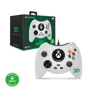 Hyperkin Duke | White | Žični Xbox 20th Anniversary Kontroler | USB-C | Xbox Series X|S Xbox One PC | Gaming Kontroler