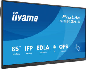 Iiyama ProLite TE6512MIS-B4AG | 165cm (65") | LED-backlit LCD | 4K | Črna | Monitor na Dotik