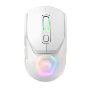 MARVO FIT PRO G1W | WIRELESS | BELA RGB | GAMING MIŠKA