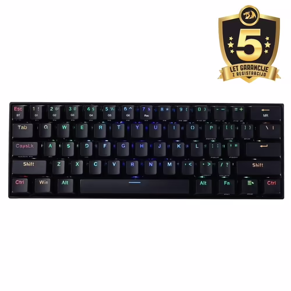 Redragon draconic k530rgb pro | brezžična | mehanska | rjava stikala | gaming tipkovnica 1 Redragon draconic k530rgb pro bt/žična mehanska tipkovnica, rjava stikala komponentko