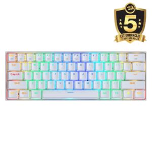 REDRAGON DRACONIC K530RGB PRO | Brezžična | BELA | MEHANSKA | RJAVA STIKALA | Gaming TIPKOVNICA