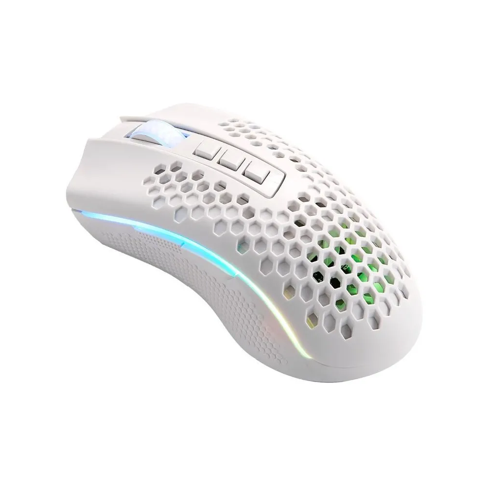Redragon storm pro m808 | brezžična-žična | bela | gaming miška 1 Redragon storm pro m808 brezžična/žična miška - bela komponentko