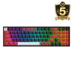 REDRAGON POLLUX K628RGB PRO | BREZŽIČNA | MEHANSKA | RDEČA STIKALA | Gaming Tipkovnica