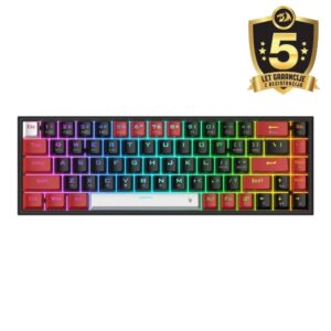 REDRAGON CASTOR K631RGB PRO | BREZŽIČNA | MEHANSKA | RDEČA STIKALA | Gaming Tipkovnica