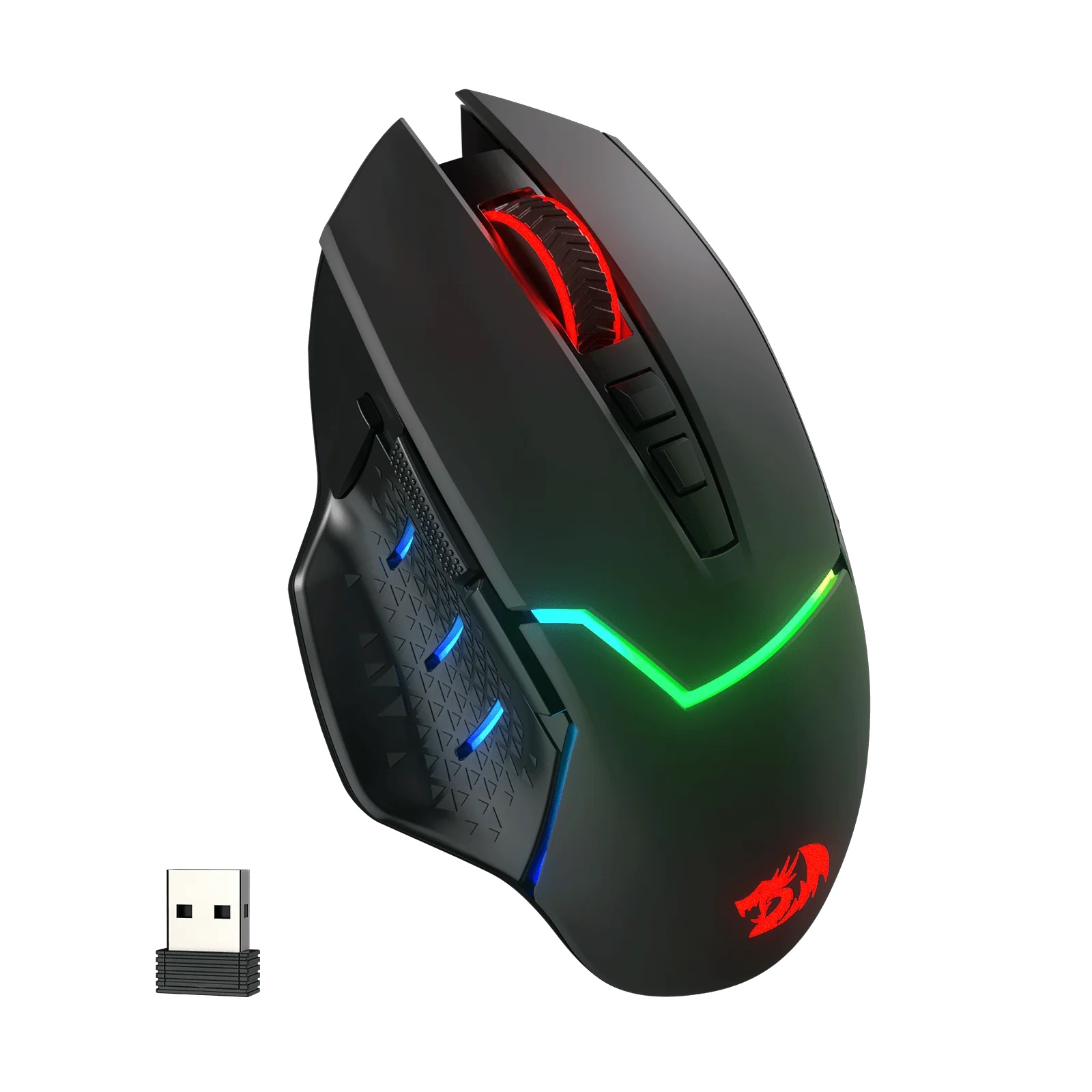 Redragon mirage m690-pro | brezžična | rgb | črna | gaming miška 1 Redragon mirage m690-pro brezžična miška komponentko