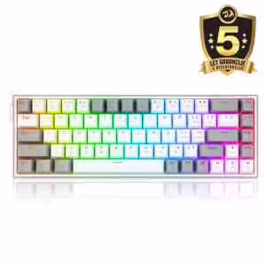 REDRAGON CASTOR K631WG-RGB | RDEČA STIKALA | BELA | GAMING TIPKOVNICA