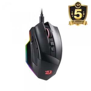 REDRAGON RIND M813 | RGB | Črna | ŽIČNA | Gaming MIŠKA