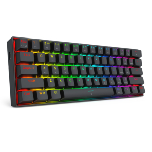 Redragon Fizz Magnetic K617RGB-M | 60% 61 Tipk | Hall Effect Magnetic Switch | Rapid Trigger | 8K Polling | RGB | Žična Gaming Tipkovnica