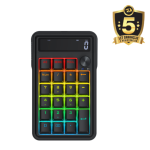 Redragon Cove K733-RGB-WL | Tri-Mode USB-C 2.4G Bluetooth | RGB Gasket Hot-Swap | Mehanska Numerična Tipkovnica