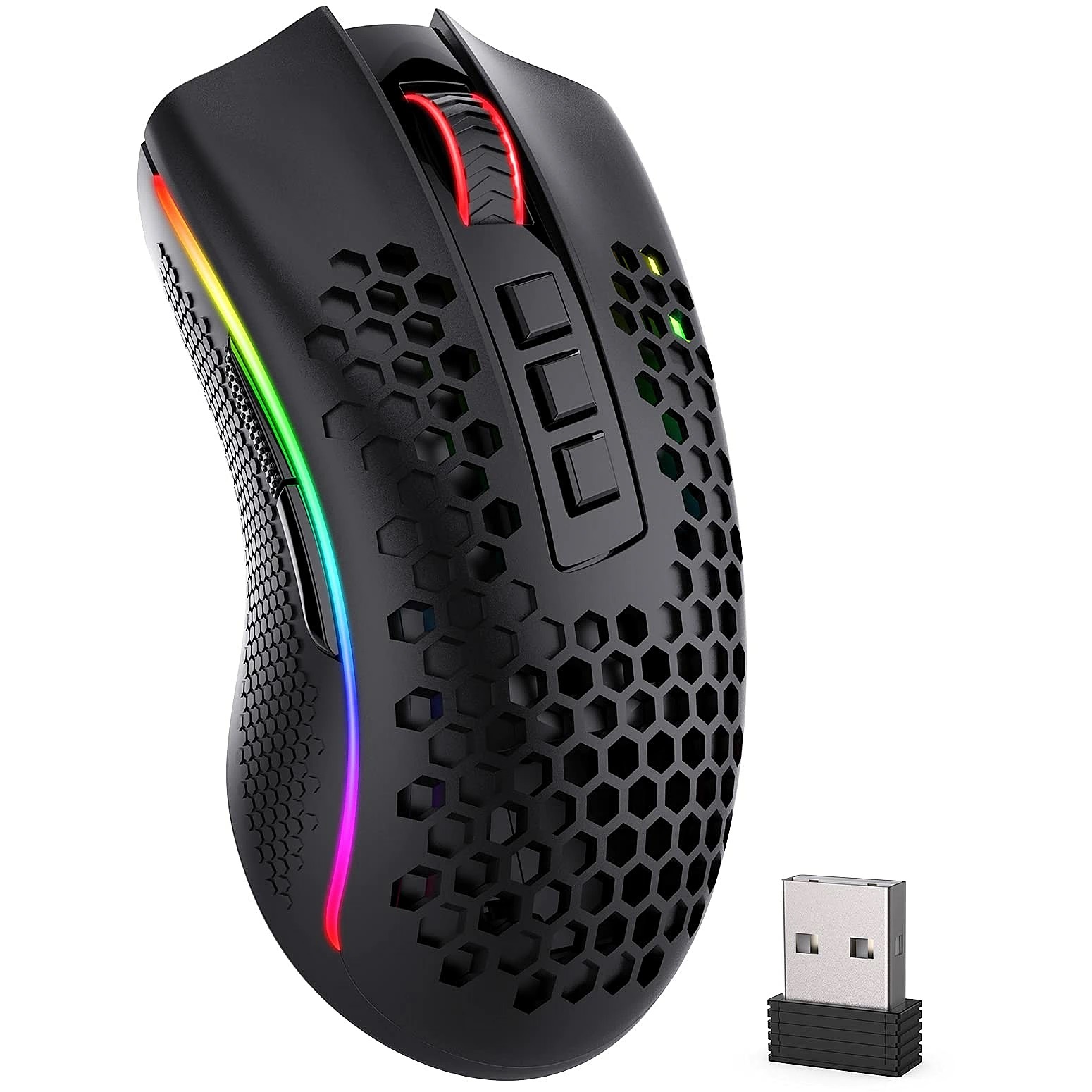 Redragon storm pro m808 | žična-brezžična | gaming miška 1 Redragon storm pro m808 žična/brezžična miška komponentko