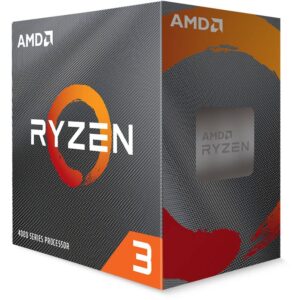 AMD Ryzen 3 4100 | 3,8/4GHz | AM4 | 4 Jedra 8 Niti | BOX Procesor s Hladilnikom Wraith Stealth Cooler