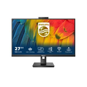Monitor Philips 27B1U5601H | 68,6 cm (27,0") | 2560x1440 | 75Hz | IPS | 4ms | HDMI DisplayPort DP USB-C DP-Out 4xUSB3.2 | Pivot | Kamera | Zvočniki | Profesionalni Monitor