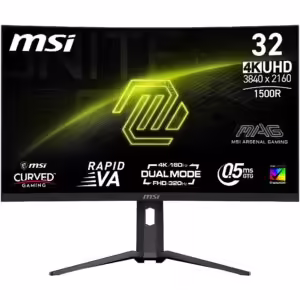 MSI MAG 321CUPDFDE | (31,5") | 320Hz | Rapid VA | FreeSync Premium | Ukrivljen Gaming Monitor