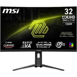MSI MAG 321CUPDFDE | (31,5") | 320Hz | Rapid VA | FreeSync Premium | Ukrivljen Gaming Monitor