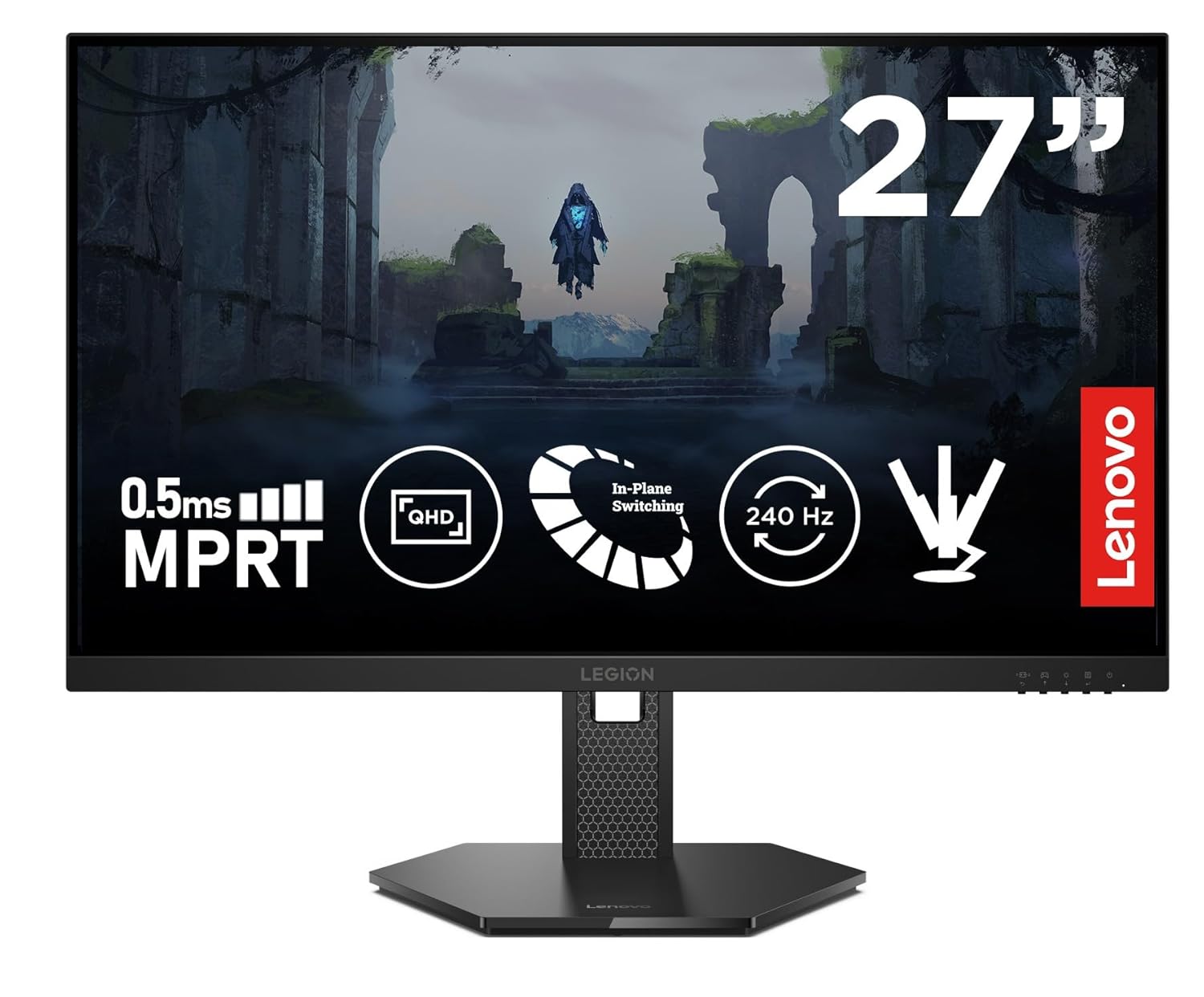 Lenovo loq 27q-10 | 27" qhd ips | 180hz 0,5ms | hdr10 freesync hdmi 2. 1 displayport | gaming monitor 3 Lenovo legion 27q-10 | 27″ qhd ips 240hz | 0,5ms mprt freesync premium g-sync | monitor
