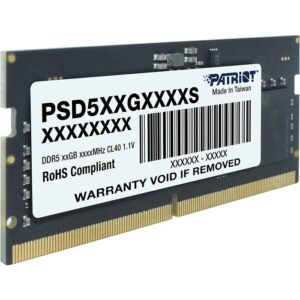 Patriot Signature Line 16GB | DDR5 | 5600MHz | SODIMM | CL46 | 1.1V | RAM Pomnilnik