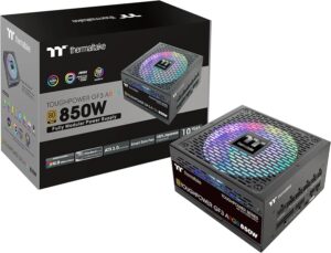 Thermaltake Toughpower GF3 ARGB | 850W Gold | ATX 3.0 PCIe Gen 5.0 | Modularni 12VHPWR 450W | Napajalnik