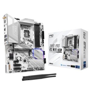 ASROCK Z890 Pro RS WiFi White | LGA 1851 | ATX | DDR5 | Bela Matična Plošča