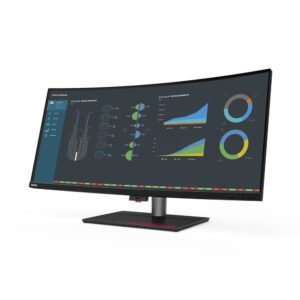 Lenovo P40w-20 | 100,8cm (39,7") | 5120x2160 | IPS | 5ms | HDMI DisplayPort 2xThunderbolt-4 USB-C 96W 4xUSB3.2 | HAS | sRGB99% | Delta E<2 Calibration | Ukrivljen Profesionalni Monitor
