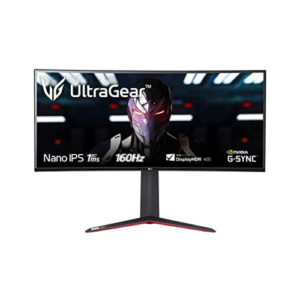 LG UltraGear | 86,6 cm (34,0") | 3440x1440 | 160Hz | Nano-IPS | 1ms | 2xHDMI DisplayPort 2xUSB3.0 | HAS | FreeSync G-Sync HDR400 sRGB98% | 34GN850P-B | Curved Gaming Monitor