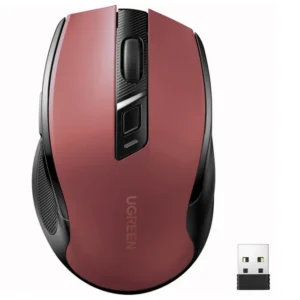 UGREEN Bluetooth 5.0 in 2,4 Ghz | USB Brezžična | Rdeča Miška